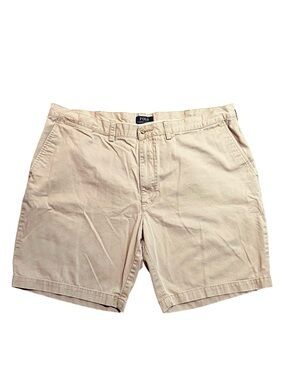 Polo by Ralph Lauren Men’s Khaki Flat Front Chino Shorts Size 42